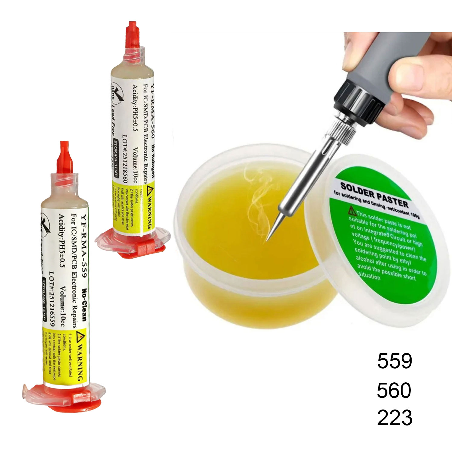 Solder Flux 559 560 223No Clea - Soldering Flux Liquid ulasan dan harga
