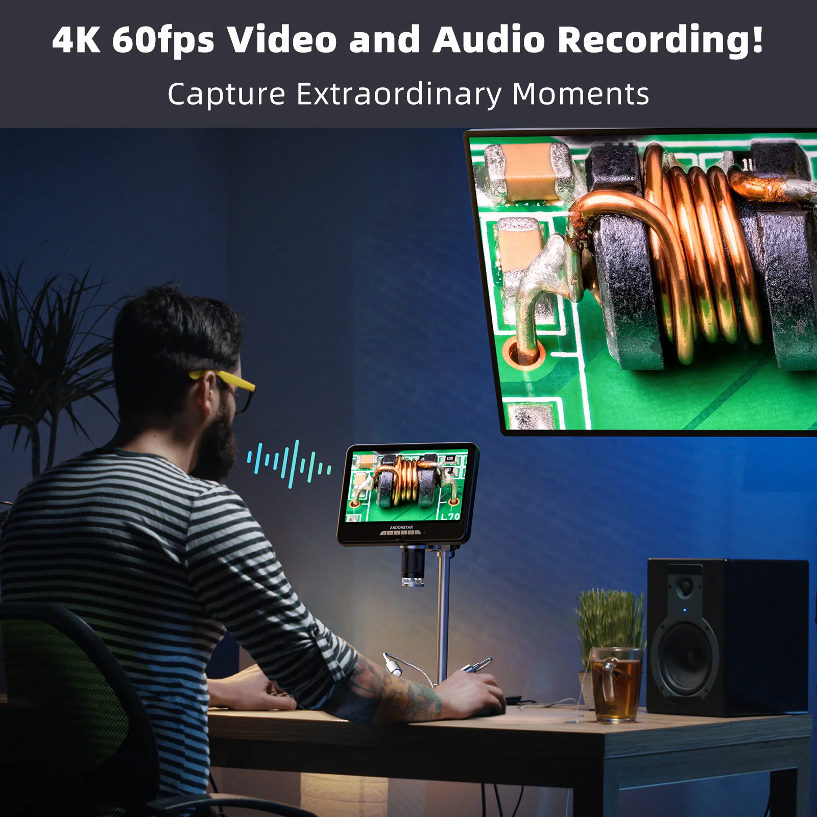 Andonstar AD210S-Pro 4K 60FPS  - Electronic Repairing ulasan dan harga